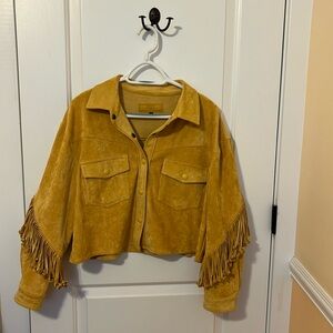 BLANKNYC fringe jacket